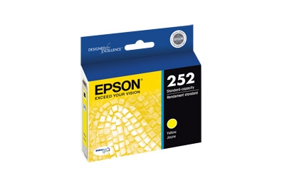 Epson 252 Yellow Ink Cartridge T252420 - Data Supplies Puerto Rico